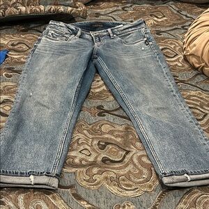 Silver Jeans Light Blue Cropped Jeans